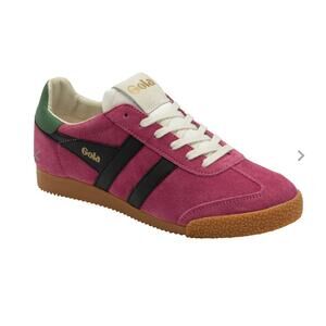 NEW Gola Classics Women's Elan Sneakers Fuchsia/Black/Evergreen 5